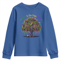 Funny Mardi Gras Bead Tree Carnival New Orleans Coconut Youth Sweatshirt