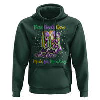Funny Mardi Gras Hoodie These Boots Were Made For Marching