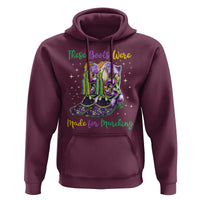 Funny Mardi Gras Hoodie These Boots Were Made For Marching