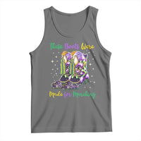 Funny Mardi Gras Tank Top These Boots Were Made For Marching