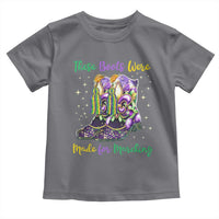 Funny Mardi Gras Toddler T Shirt These Boots Were Made For Marching