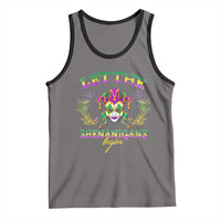 Funny Mardi Gras Tank Top Let The Shenanigans Begin Jester Hat