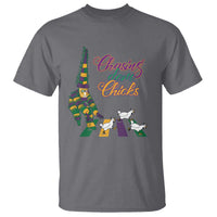 Funny Courir De Mardi Gras T Shirt Chasing Dem Chicks Carnival