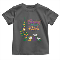 Funny Courir De Mardi Gras Toddler T Shirt Chasing Dem Chicks Carnival
