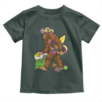 Funny Bigfoot Carnival Mardi Gras Party Toddler T Shirt
