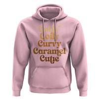 Afro Black Hair Melanin Hoodie Curly Coily Curvy Caramel Cutie