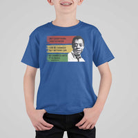 James Baldwin Inspirational Quotes T Shirt For Kid Not Everything That Is Faced Can Be Changed But Nothing Can Be Changed Until It Is Faced