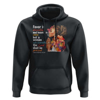 Christian African American Hoodie Favor Is Deceitful And Beauty Is Vain