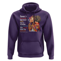 Christian African American Hoodie Favor Is Deceitful And Beauty Is Vain