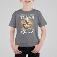 American Texan Jesus T Shirt For Kid American By Birth Texan By The Grace Of God