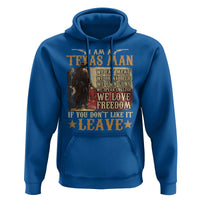 American Texan Hoodie I Am A Texas Man If You Don't Like It Leave Cowboy