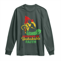 Christian African American Long Sleeve Shirt Heritage Of Unshakable Faith Black History Month