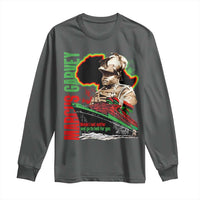 Marcus Garvey Long Sleeve Shirt Would I Not Suffer And Go To Hell For You Black History Month