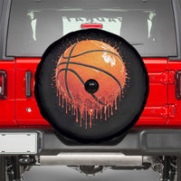 Funny Basketball Drip Splash Graphic Spare Tire Cover