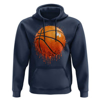 Funny Basketball Drip Splash Graphic Hoodie