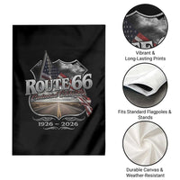 US Route Highway 66 Centennial Celebration Garden Flag 100 Years Of The Mother Road Vintage American Flag