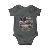 US Route Highway 66 Centennial Celebration Baby Onesie 100 Years Of The Mother Road Vintage American Flag
