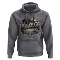 US Route Highway 66 Centennial Celebration Hoodie 100 Years Of The Mother Road Vintage American Flag