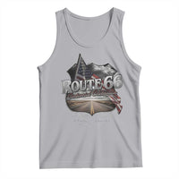 US Route Highway 66 Centennial Celebration Tank Top 100 Years Of The Mother Road Vintage American Flag