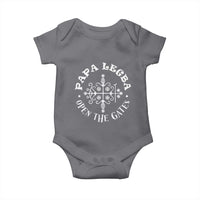 Papa Legba Baby Onesie Open The Gates Louisiana Voodoo Loa Veve