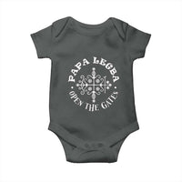 Papa Legba Baby Onesie Open The Gates Louisiana Voodoo Loa Veve