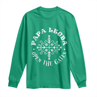 Papa Legba Long Sleeve Shirt Open The Gates Louisiana Voodoo Loa Veve