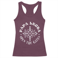Papa Legba Racerback Tank Top Open The Gates Louisiana Voodoo Loa Veve