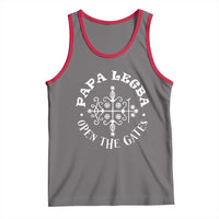 Papa Legba Tank Top Open The Gates Louisiana Voodoo Loa Veve