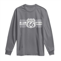 Route Highway 66 Long Sleeve Shirt Get Your Kicks American Road Trip