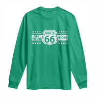 Route Highway 66 Long Sleeve Shirt Get Your Kicks American Road Trip