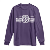 Route Highway 66 Long Sleeve Shirt Get Your Kicks American Road Trip