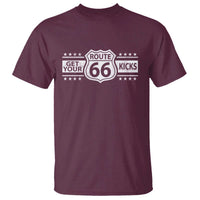Route Highway 66 T Shirt Get Your Kicks American Road Trip