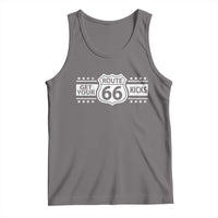 Route Highway 66 Tank Top Get Your Kicks American Road Trip
