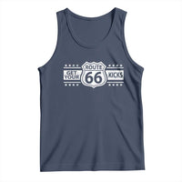 Route Highway 66 Tank Top Get Your Kicks American Road Trip