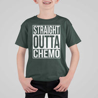 Straight Outta Chemo T Shirt For Kid Funny Battle Cancer Gift