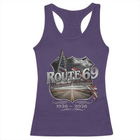US Route 69 Centennial Celebration Racerback Tank Top Highway Road 100 Years Anniversary American Flag
