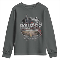 US Route 69 Centennial Celebration Youth Sweatshirt Highway Road 100 Years Anniversary American Flag