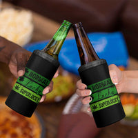 Funny St Patrick's Day Cannabis Weed 4 in 1 Can Cooler Tumbler Normal Shamrock Lucky Clover Super Lucky Weed