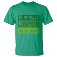 Funny St Patrick's Day Cannabis Weed T Shirt Normal Shamrock Lucky Clover Super Lucky Weed