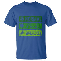 Funny St Patrick's Day Cannabis Weed T Shirt Normal Shamrock Lucky Clover Super Lucky Weed