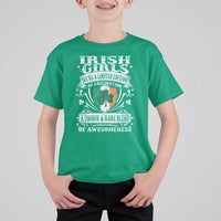 Funny Irish Girls T Shirt For Kid We're A Limited Edition Of Fascination Irish Pride Shamrock