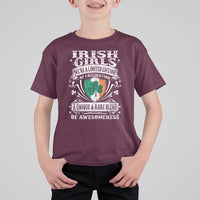Funny Irish Girls T Shirt For Kid We're A Limited Edition Of Fascination Irish Pride Shamrock