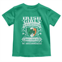 Funny Irish Girls Toddler T Shirt We're A Limited Edition Of Fascination Irish Pride Shamrock