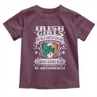 Funny Irish Girls Toddler T Shirt We're A Limited Edition Of Fascination Irish Pride Shamrock