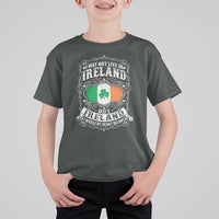 Funny I May Not Live In Ireland But Ireland Is Where My Heart Belongs T Shirt For Kid