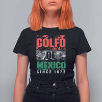 Gulf Of Mexico El Golfo De México T Shirt For Women Beach Palm Tree