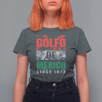 Gulf Of Mexico El Golfo De México T Shirt For Women Beach Palm Tree