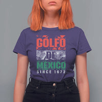 Gulf Of Mexico El Golfo De México T Shirt For Women Beach Palm Tree