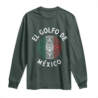 Gulf Of Mexico El Golfo De México Aztec Sun Long Sleeve Shirt
