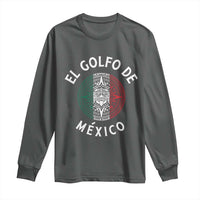 Gulf Of Mexico El Golfo De México Aztec Sun Long Sleeve Shirt
